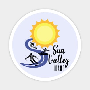 Sun Valley, Idaho USA. Gift Ideas For The Ski Enthusiast. Magnet